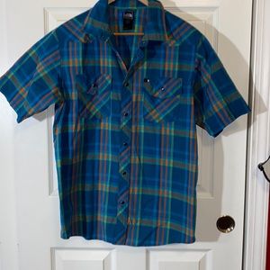 Men’s Northface short sleeve button shirt